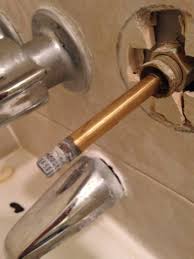 how to replace old stiff shower handle