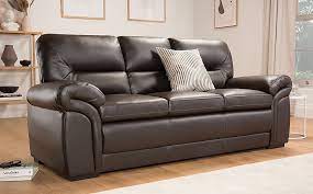 Bromley 3 Seater Sofa Brown Classic