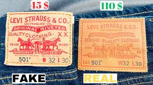 fake vs real levi s 501 jeans how to