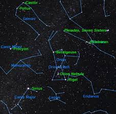 orion can be your guide to the stars of