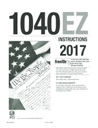 irs instruction 1040 ez 2017 2024