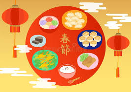 On this day, it is essential to have dinner with your family so you can enjoy the new year together. Chinese New Year Food Stock Illustrations 3 517 Chinese New Year Food Stock Illustrations Vectors Clipart Dreamstime