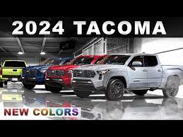 2024 toyota tacoma new colors