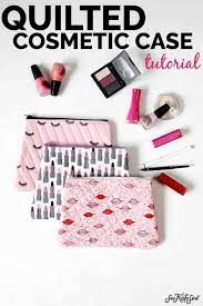 quilted cosmetic bag tutorial see