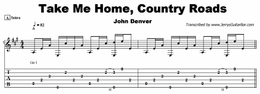 Em d g i hear her voice in the mornin' hours she calls me c g d em the radio reminds me of my home far away, and drivin' down f c g the road i get the feelin'. John Denver Take Me Home Country Roads Guitar Lesson Jgb