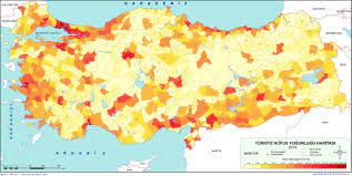 Map of Turkey population: population ...