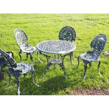 Round Metal Garden Table And 4 Chairs
