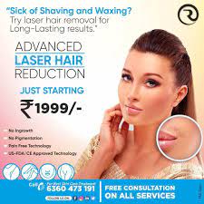 upper lip hair removal treatment with
