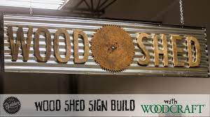 how to make a metal and wood sign you