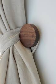 Large Round Wood Knob Contemporary