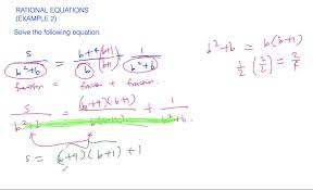 Rational Equations Example 2 Numerade