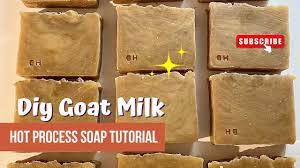 hot process goat milk soap tutorial