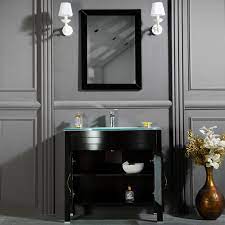 Shop a wide selection of 30 inch modern bathroom vanities in a variety of colors, materials and styles to fit your home. Jersey City 30 Inch Black Bathroom Cabinet