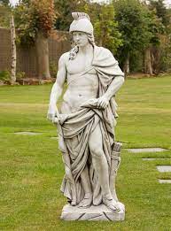 Roman Empire Gladiator Stone Garden Statue