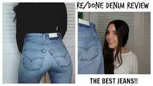 Redone Levi Denim Jeans Review Try On Christine Elle