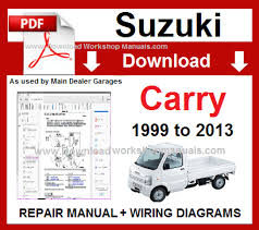 Manuals and user guides for maruti suzuki omni. Suzuki Carry 1999 To 2013 Workshop Repair Manual Download Suzuki Carry Repair Manuals Suzuki
