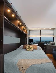 Horizontal Murphy Bed With Tv Mounted