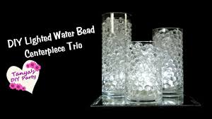Diy Water Bead Centerpiece Trio With Led Lights