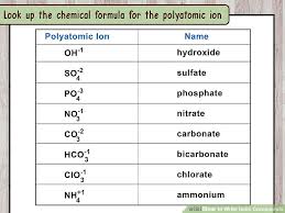 3 Ways To Write Ionic Compounds Wikihow