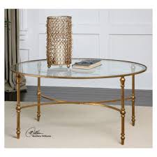 Oval Glass Top Coffee Tables