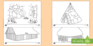 Learning colors has never been more fun!get the brand new cut the rope: Stone Age Colouring Sheets Homes Teacher Made