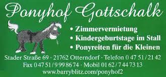 Ponyhof Gottschalk, Jürgen u. Michaela Gottschalk in Otterndorf ... - 985424