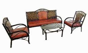 wrought iron sofa set seating capacity