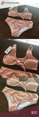 Zaful 2 Piece Pink Swimsuit Size Medium Nwt 2 Piece Set Pink