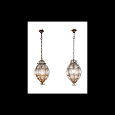 Pair Of Seguso Murano Caged Glass