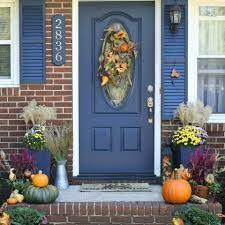 front porch decor for fall autumn