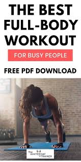full body workout split for busy people
