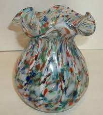 murano glass art vase display art