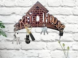 Wooden Small Key Holder Key House