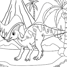 Parasaurolophus coloring pages are a fun way for kids of all ages to develop creativity, focus, motor skills and color recognition. Parasaurolophus Archives Dinosaur Coloring Pages