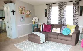 mobile home living room reveal re fabbed