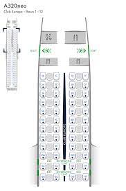 club europe seat maps information