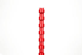 24 Ring Red Plastic Combs
