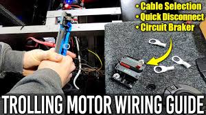 trolling motor complete wiring guide