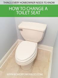 how to change a toilet seat bower power