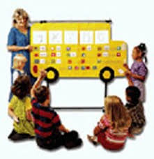 Amazon Com Shape Pocket Chart Big School Bus 60 X 33 1 2