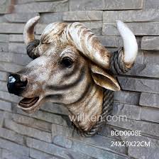 Polyresin Lifelike Wall Mounted Animal