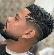 Buscando um corte de cabelo crespo masculino para 2018? The Best Idea Of Men S Short Haircuts 2018 With Author S 3d Portraits Desenho No Cabelo Masculino Cabelo Masculino Listras No Cabelo Masculino