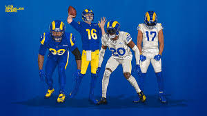 Los angeles rams coloring book 2021 book. Rams Unveil New Uniforms With Flashy New Helmet Marking Team S First Major Uniform Overhaul In 17 Years Cbssports Com