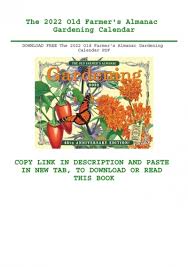 039 s almanac gardening calendar pdf