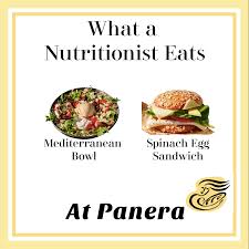 what a nutritionist eats panera bread