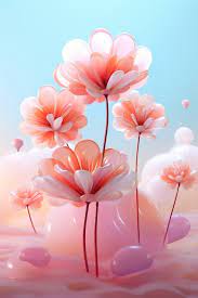 3d flower background images free