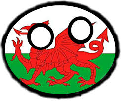 Pink fluffy unicorn is ready may 24, 2018. Wales Walia Countryballs Sticker By Alex Cisek