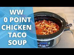 ww zero point en taco soup you