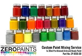 Custom Paint Mixing Service 30ml Zp