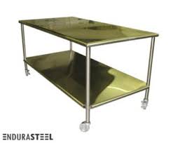 stainless steel mobile sorting table